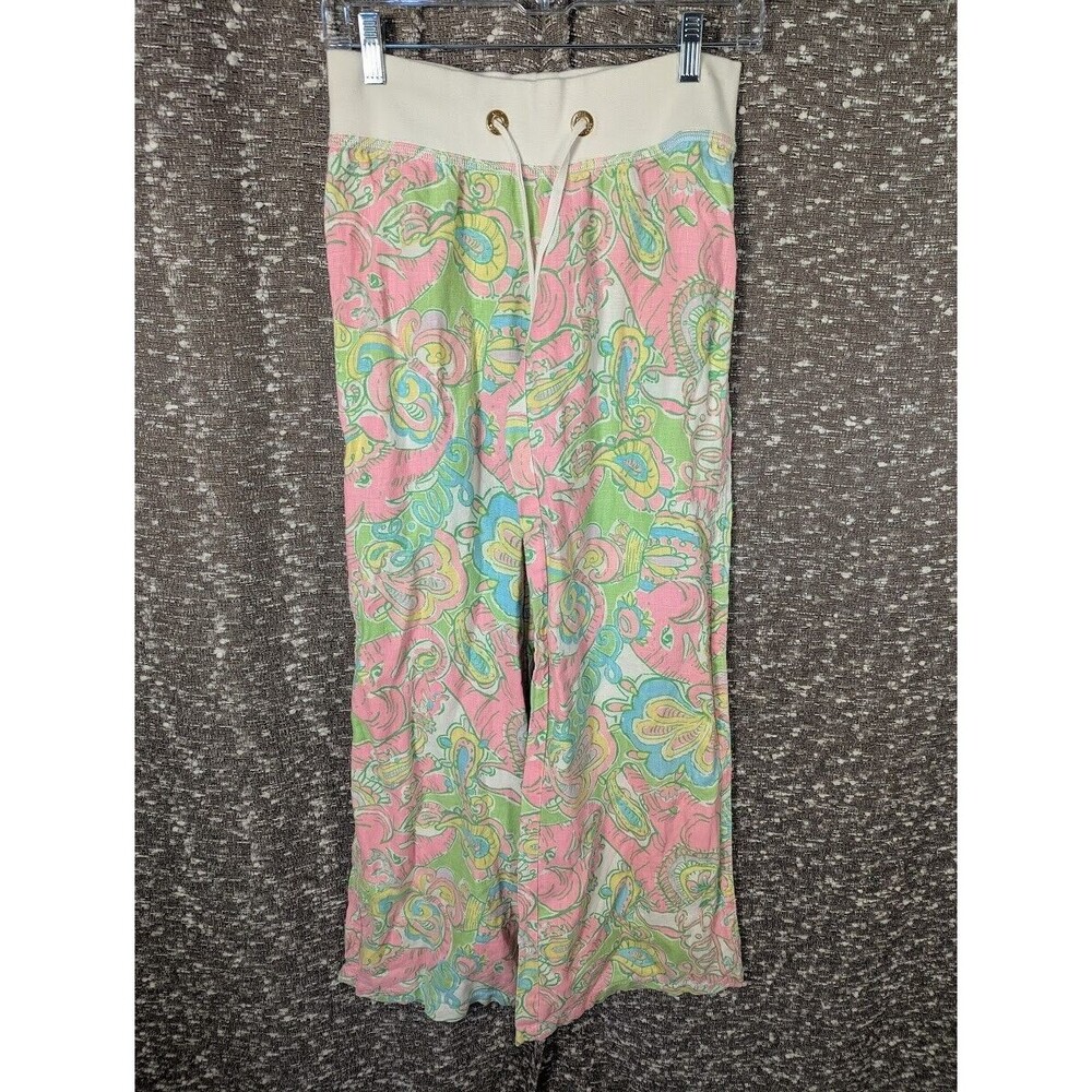 Lilly Pulitzer Multicolor Pallazzo Pants with Elephants
